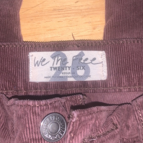 Free people Brown corduroy pants - Picture 2 of 7